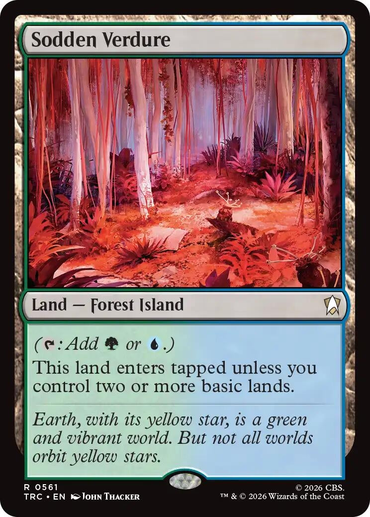 Image for Sodden Verdure (Surge Foil) (561) (TRC) - Magic: The Gathering