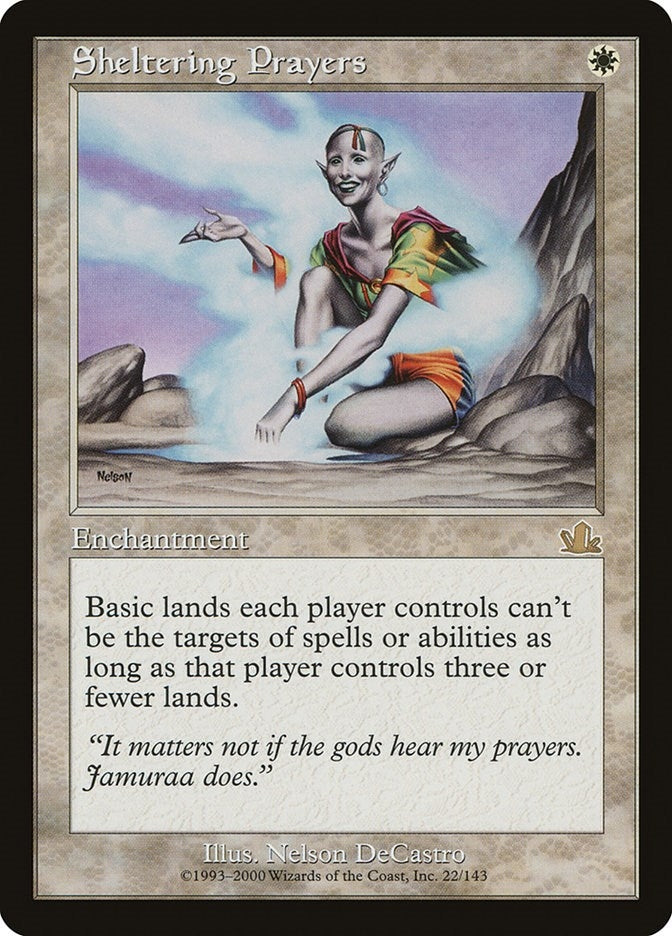 Image for Sheltering Prayers (22) - Magic: The Gathering