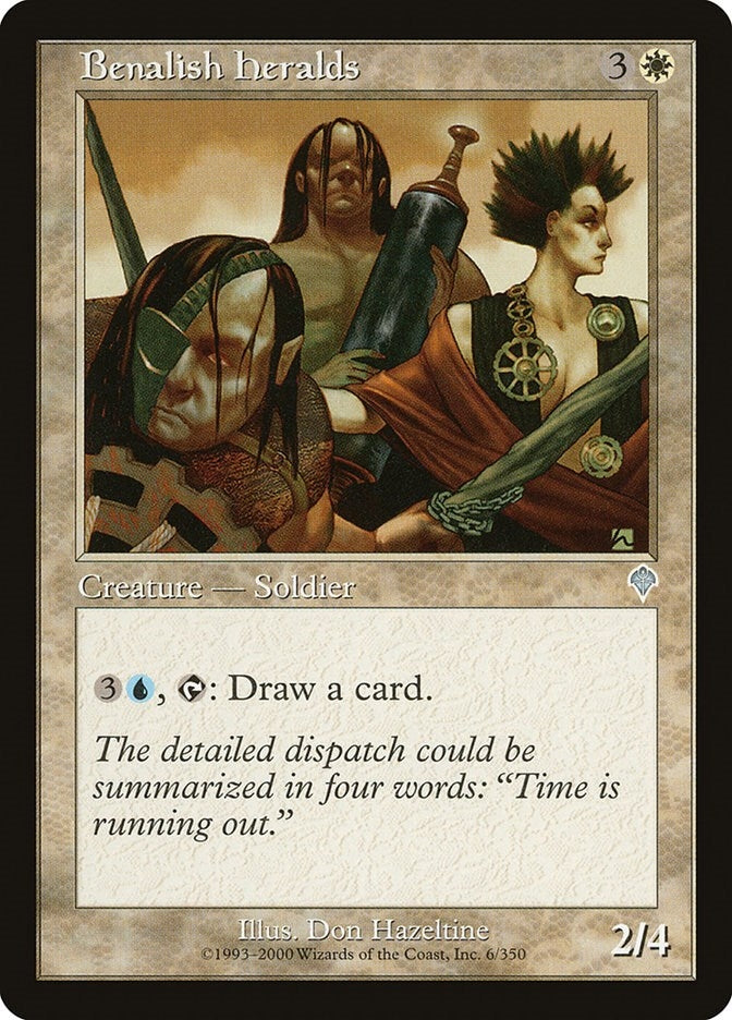 Image for Benalish Heralds (6) - Magic: The Gathering