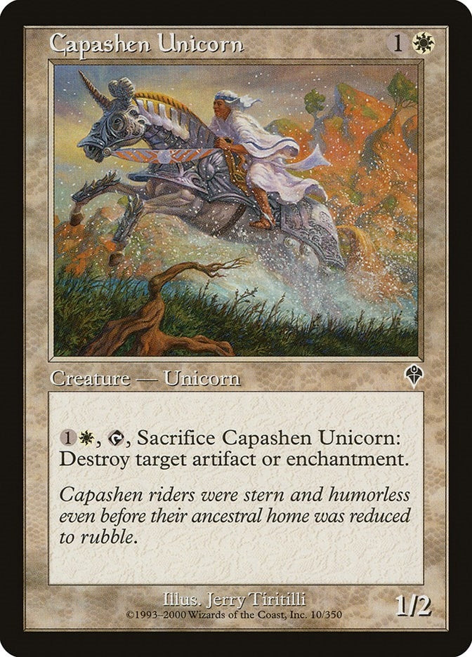 Image for Capashen Unicorn (10) - Magic: The Gathering