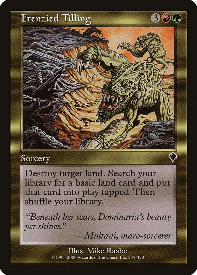 Image for Frenzied Tilling (247) - Magic: The Gathering