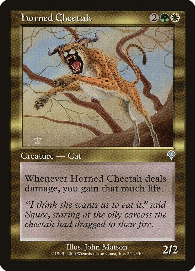 Image for Horned Cheetah (251) - Magic: The Gathering