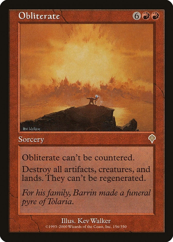 Image for Obliterate (156) - Magic: The Gathering