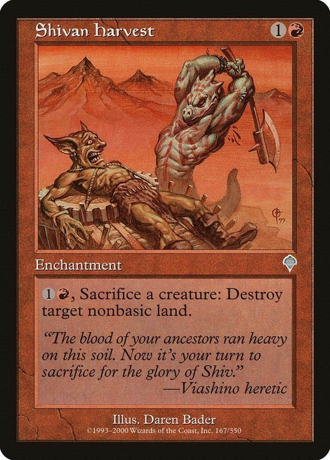 Image for Shivan Harvest (167) - Magic: The Gathering