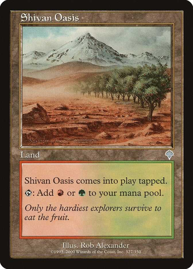 Image for Shivan Oasis (327) - Magic: The Gathering