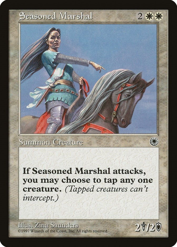 Image for Seasoned Marshal - Magic: The Gathering