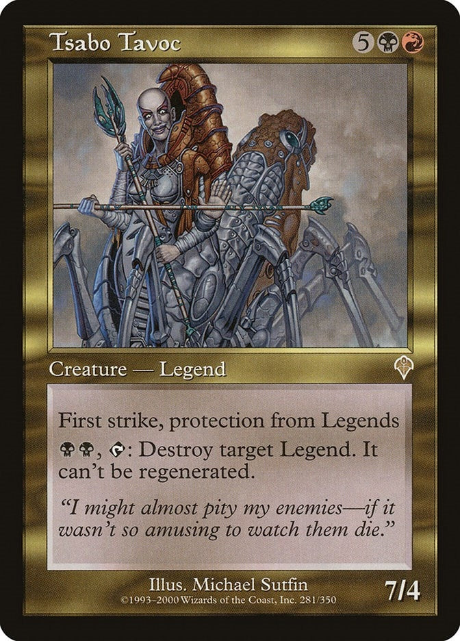 Image for Tsabo Tavoc (281) - Magic: The Gathering