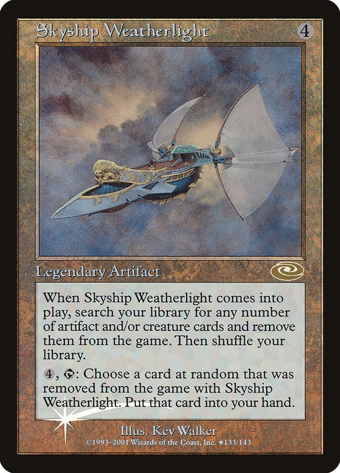 Image for Skyship Weatherlight (Alt. Art Foil) (135) - Magic: The Gathering