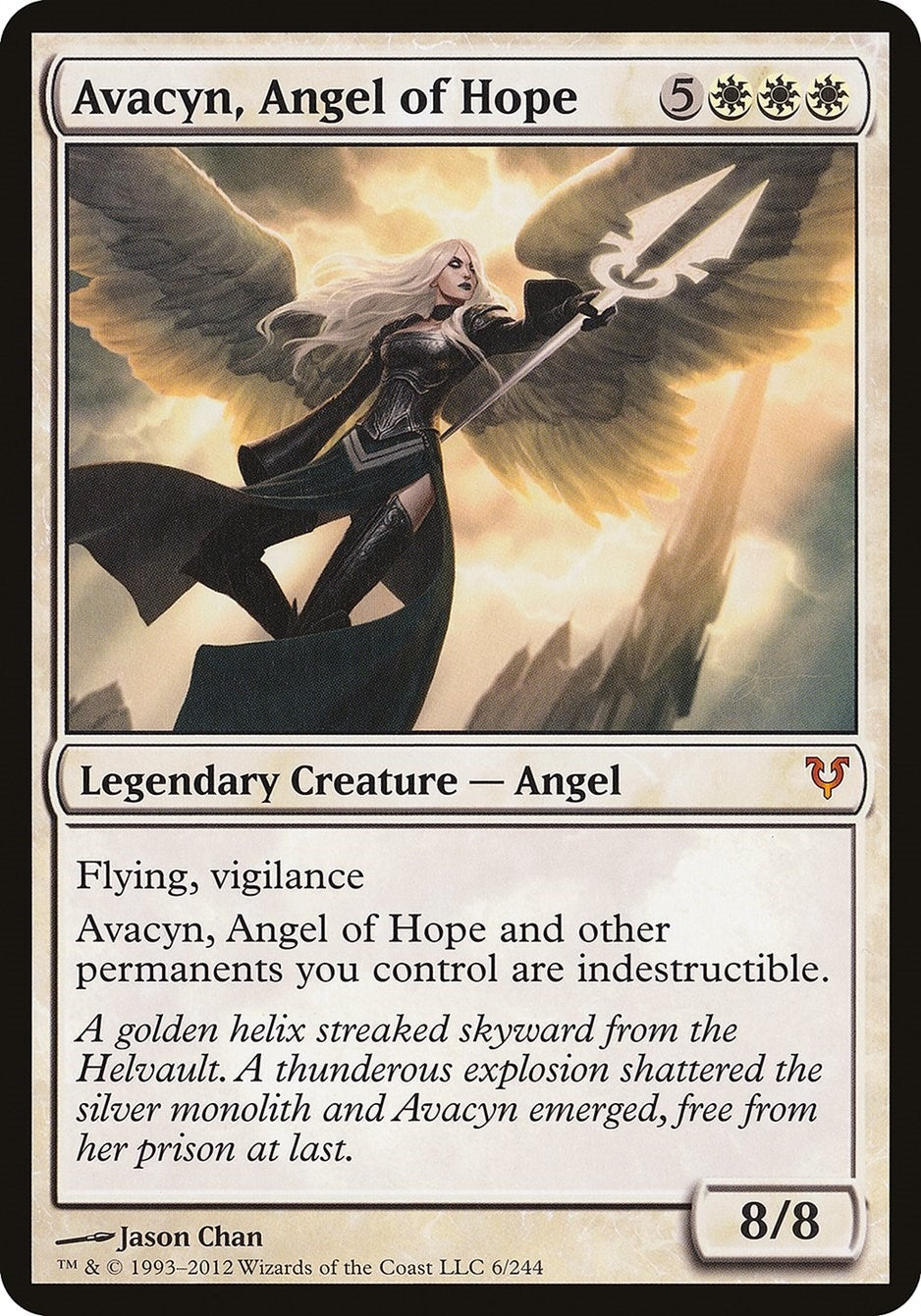 Image for Avacyn, Angel of Hope (Avacyn Restored) (6) - Magic: The Gathering