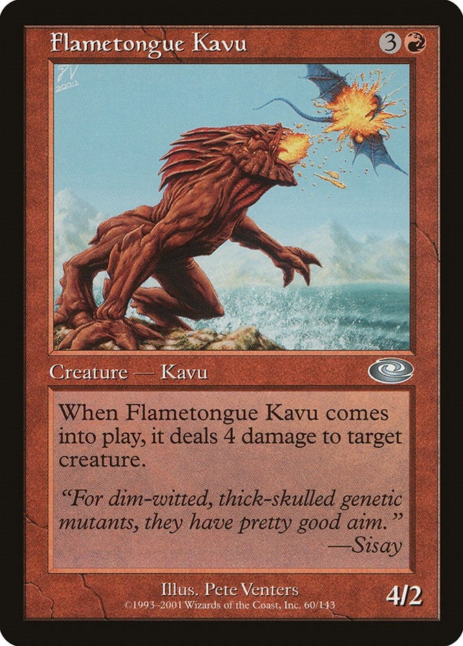 Image for Flametongue Kavu (60) - Magic: The Gathering