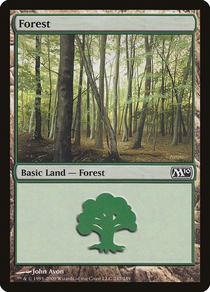 Image for Forest (247) (247) (M10) - Magic: The Gathering