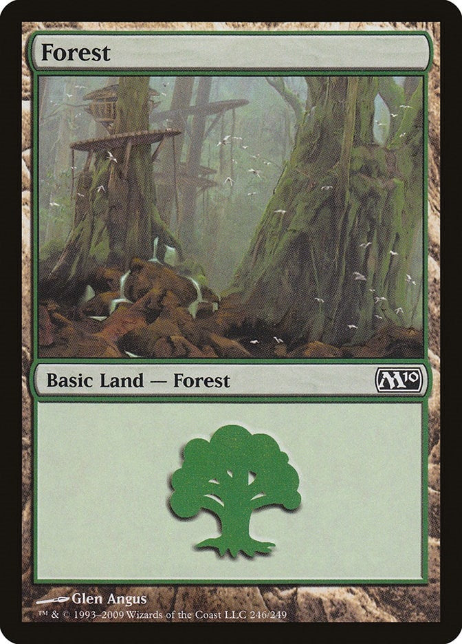 Image for Forest (246) (246) (M10) - Magic: The Gathering