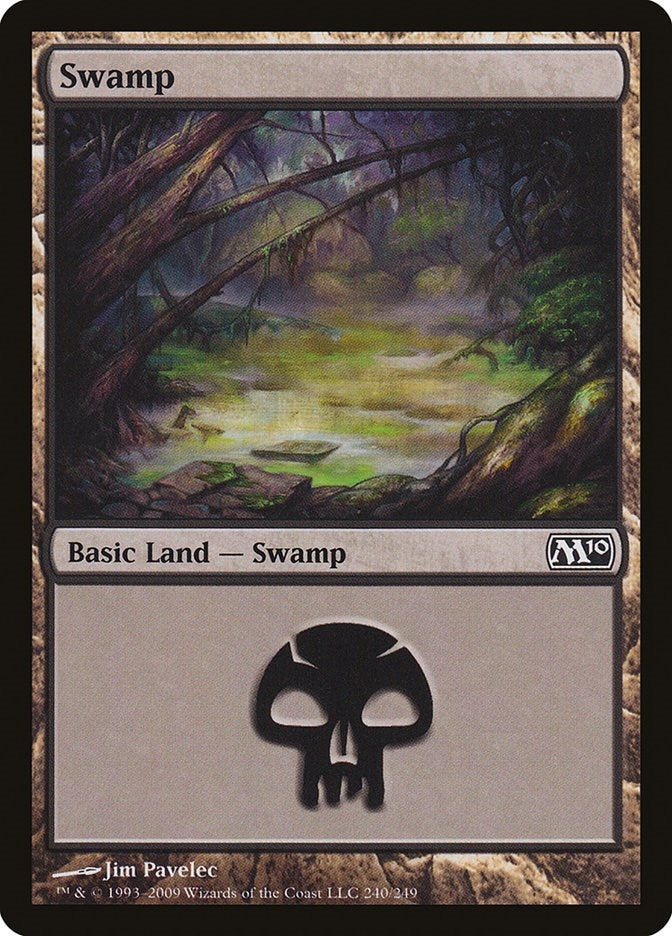 Image for Swamp (240) (240) (M10) - Magic: The Gathering