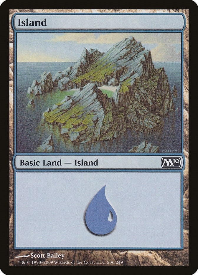 Image for Island (236) (236) (M10) - Magic: The Gathering