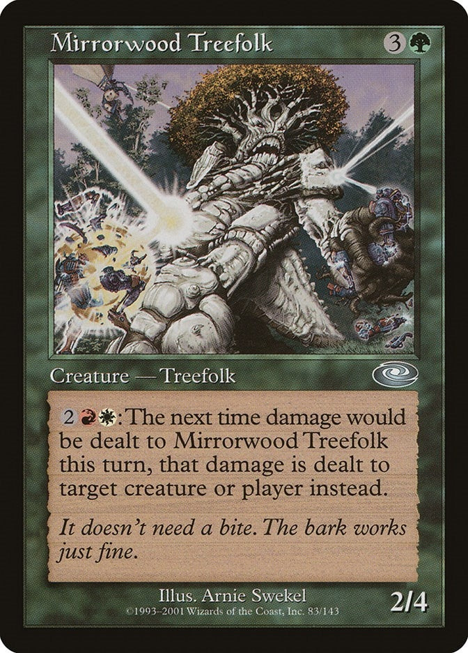 Image for Mirrorwood Treefolk (83) - Magic: The Gathering