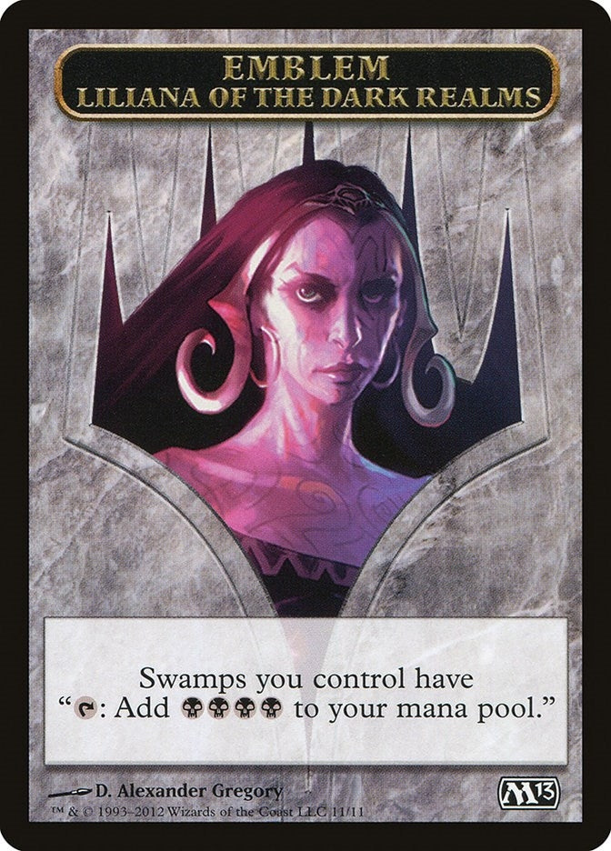 Image for Emblem - Liliana of the Dark Realms (11) - Magic: The Gathering