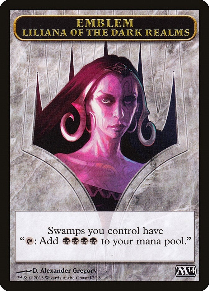 Image for Emblem - Liliana of the Dark Realms (12) - Magic: The Gathering