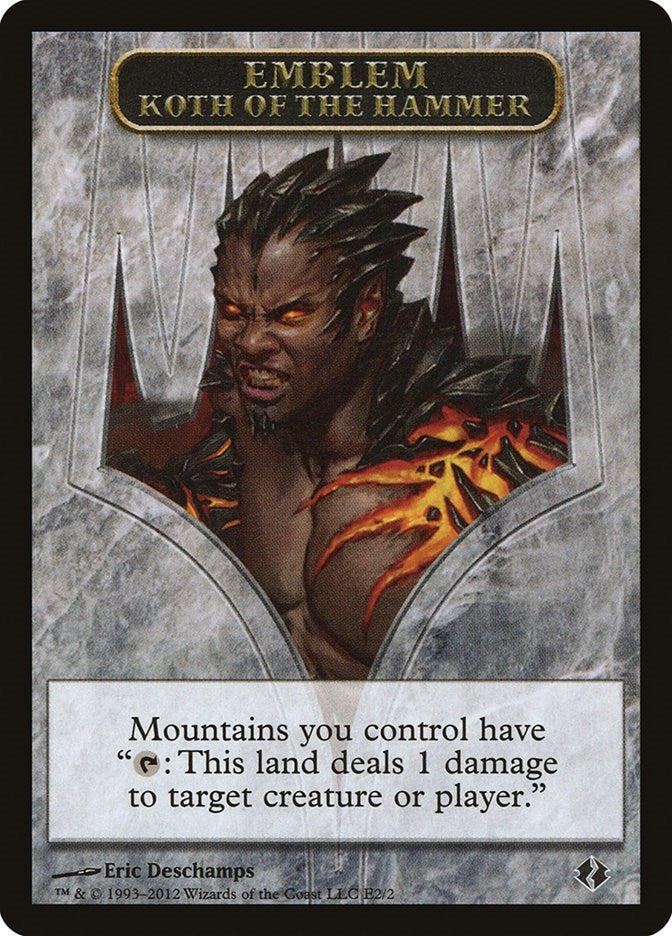 Image for Emblem - Koth of the Hammer (E2) - Magic: The Gathering