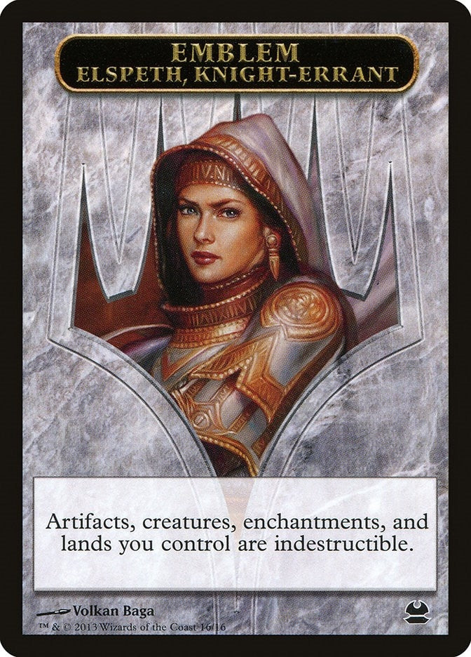 Image for Emblem - Elspeth, Knight-Errant (16) (MMA) - Magic: The Gathering