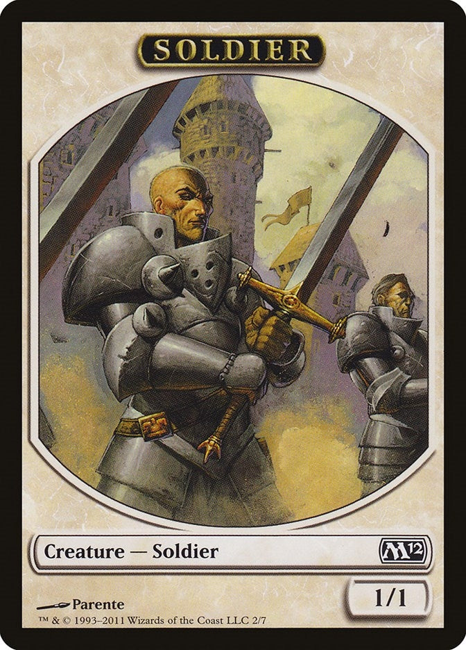 Image for Soldier Token (2) (M12) - Magic: The Gathering
