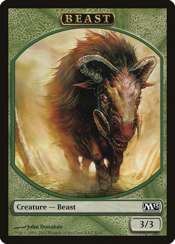 Image for Beast Token (8) (M13) - Magic: The Gathering