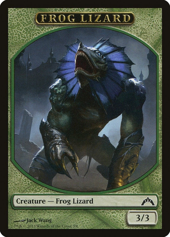 Image for Frog Lizard Token (3) - Magic: The Gathering