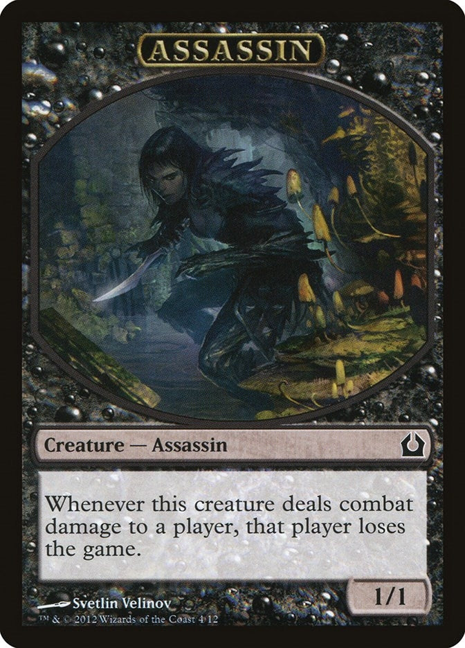 Image for Assassin Token (4) (RTR) - Magic: The Gathering