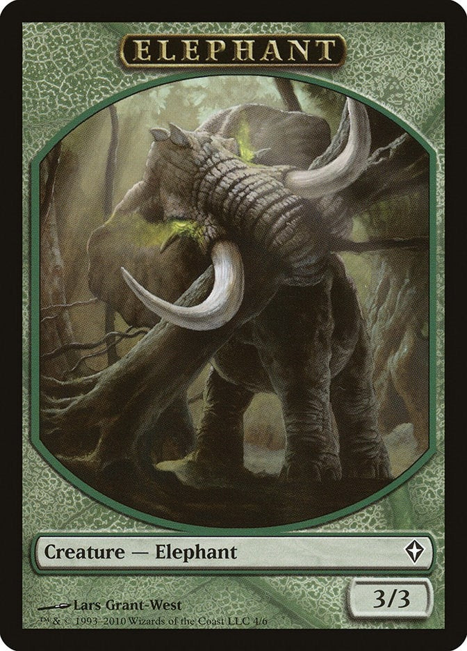 Image for Elephant Token (4) - Magic: The Gathering