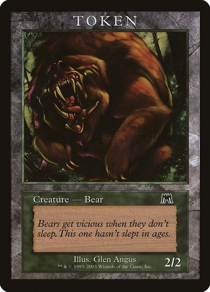 Image for Bear Token (ONS) - Magic: The Gathering