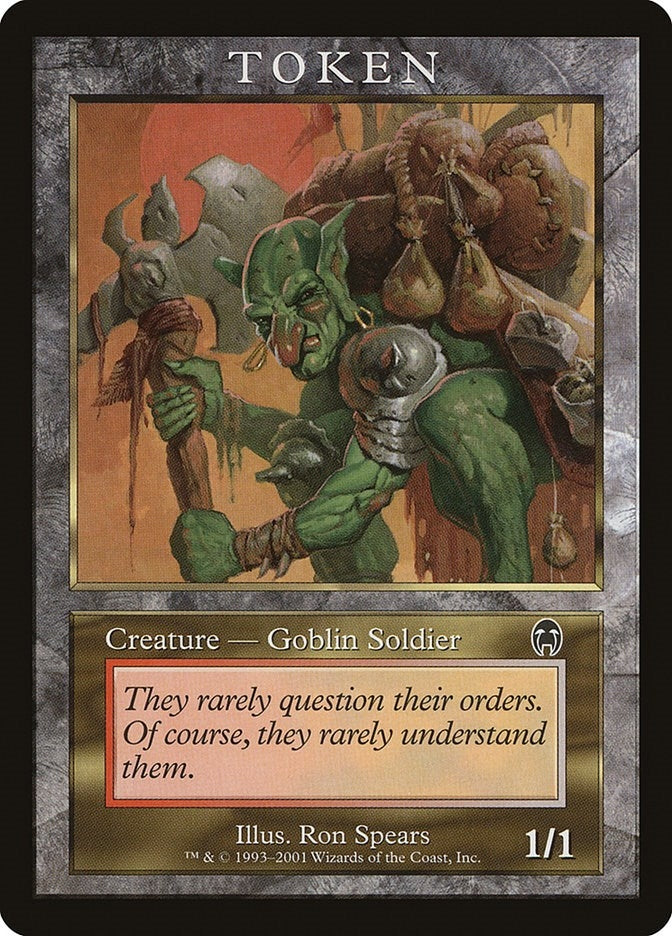Image for Goblin Soldier Token (APC) - Magic: The Gathering