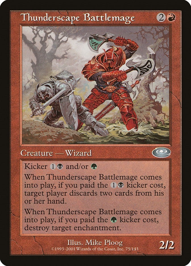 Image for Thunderscape Battlemage (75) - Magic: The Gathering
