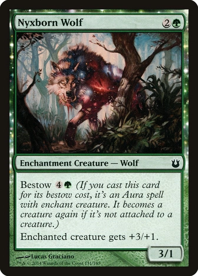 Image for Nyxborn Wolf (131) (BNG) - Magic: The Gathering
