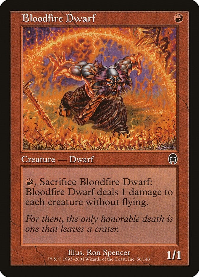 Image for Bloodfire Dwarf (56) - Magic: The Gathering
