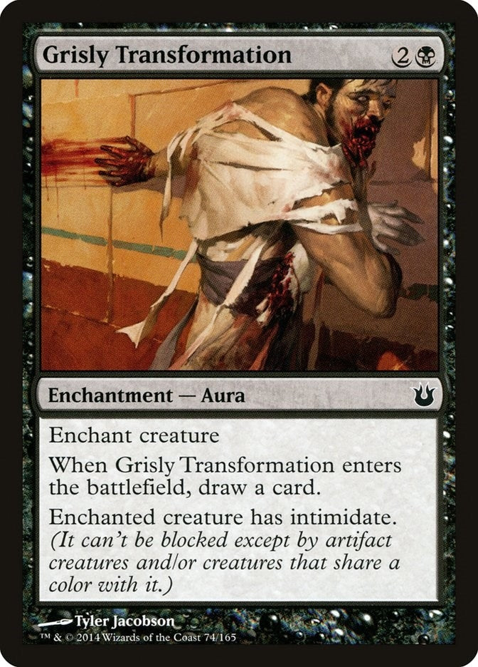 Image for Grisly Transformation (74) - Magic: The Gathering