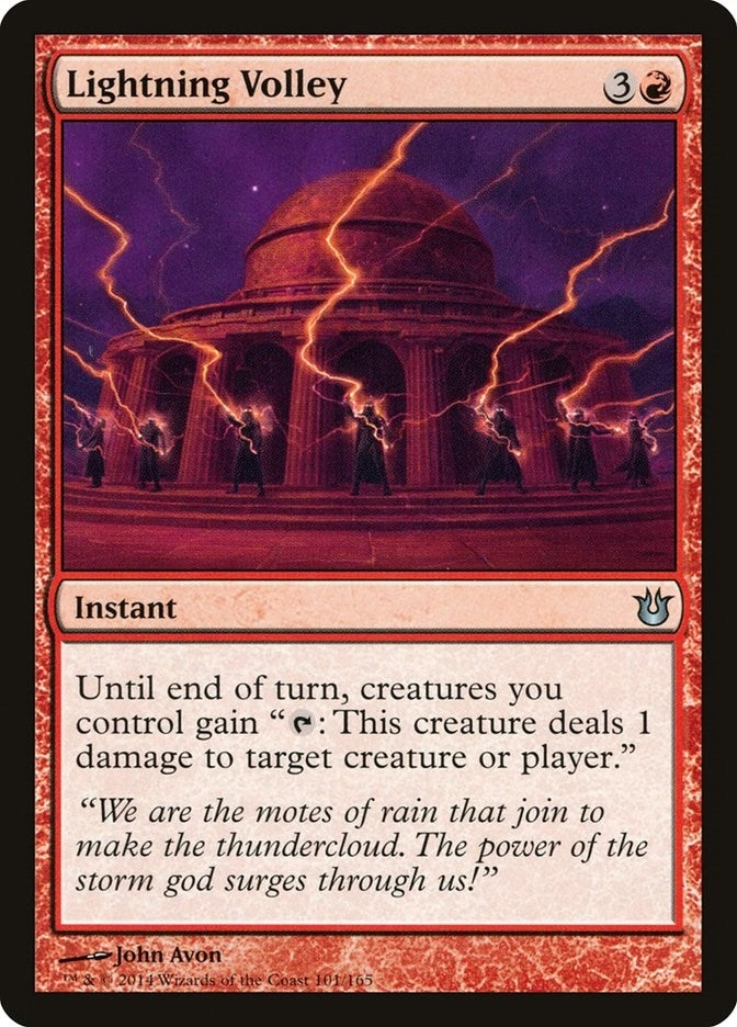 Image for Lightning Volley (101) (BNG) - Magic: The Gathering