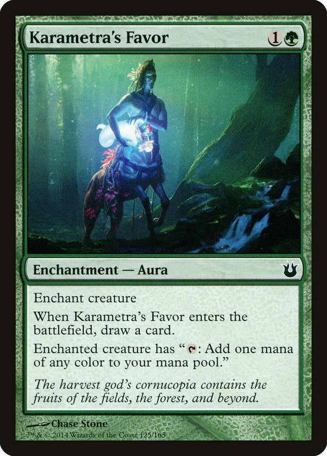 Image for Karametra's Favor (125) (BNG) - Magic: The Gathering