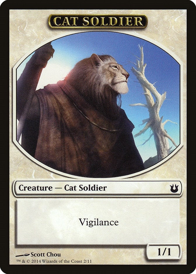 Image for Cat Soldier Token (2) - Magic: The Gathering