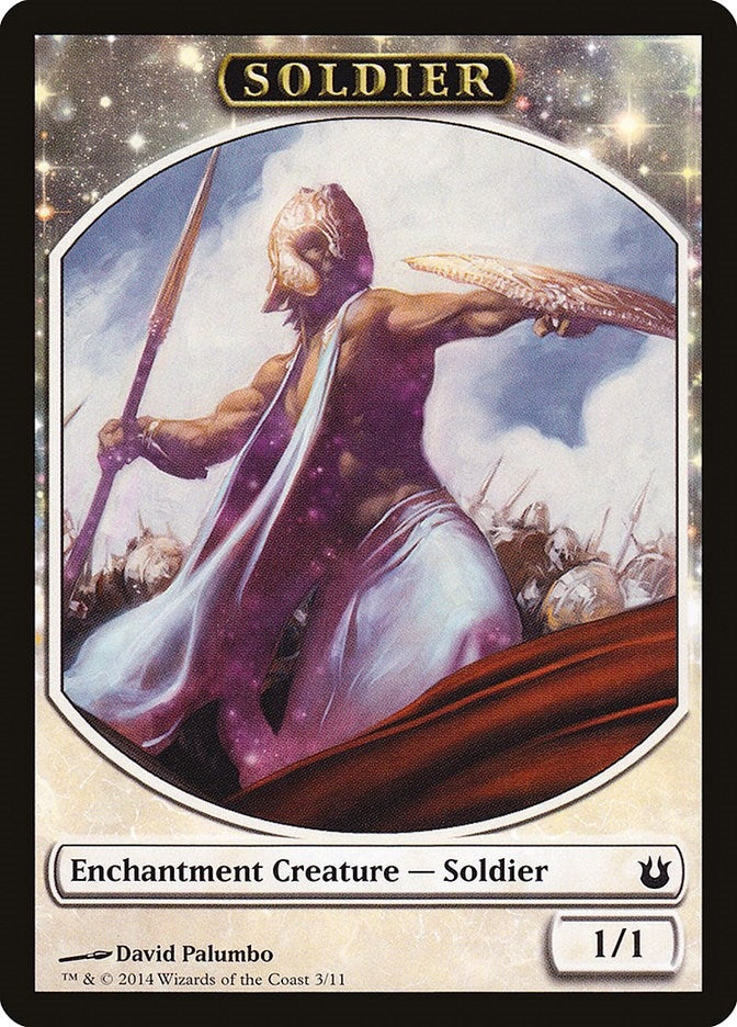 Image for Soldier Token (3) - Magic: The Gathering