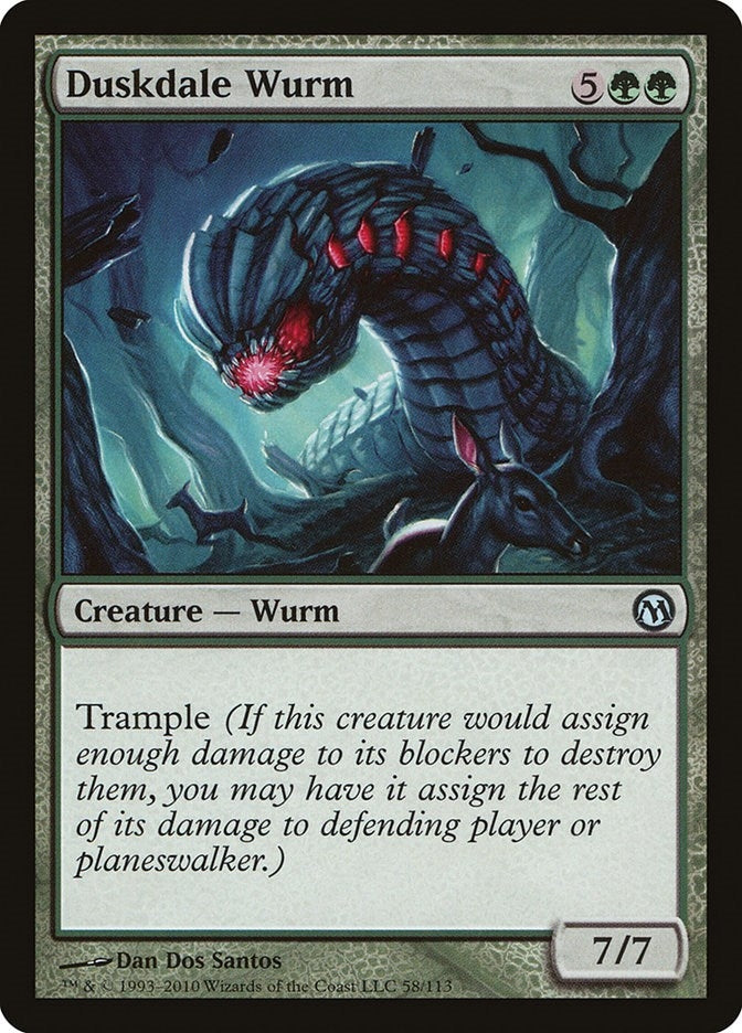 Image for Duskdale Wurm (58) - Magic: The Gathering