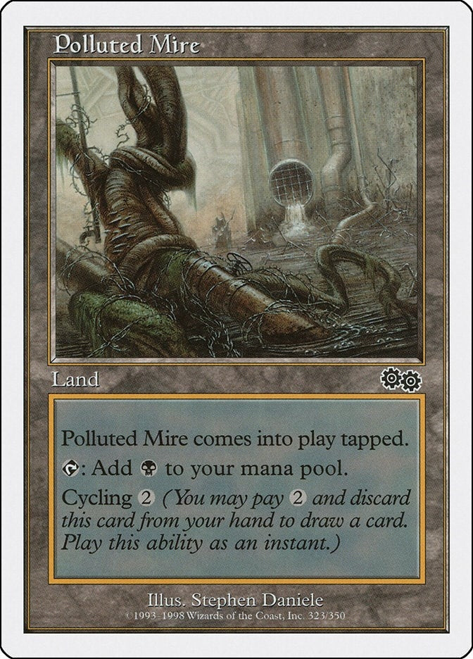 Image for Polluted Mire (323) - Magic: The Gathering