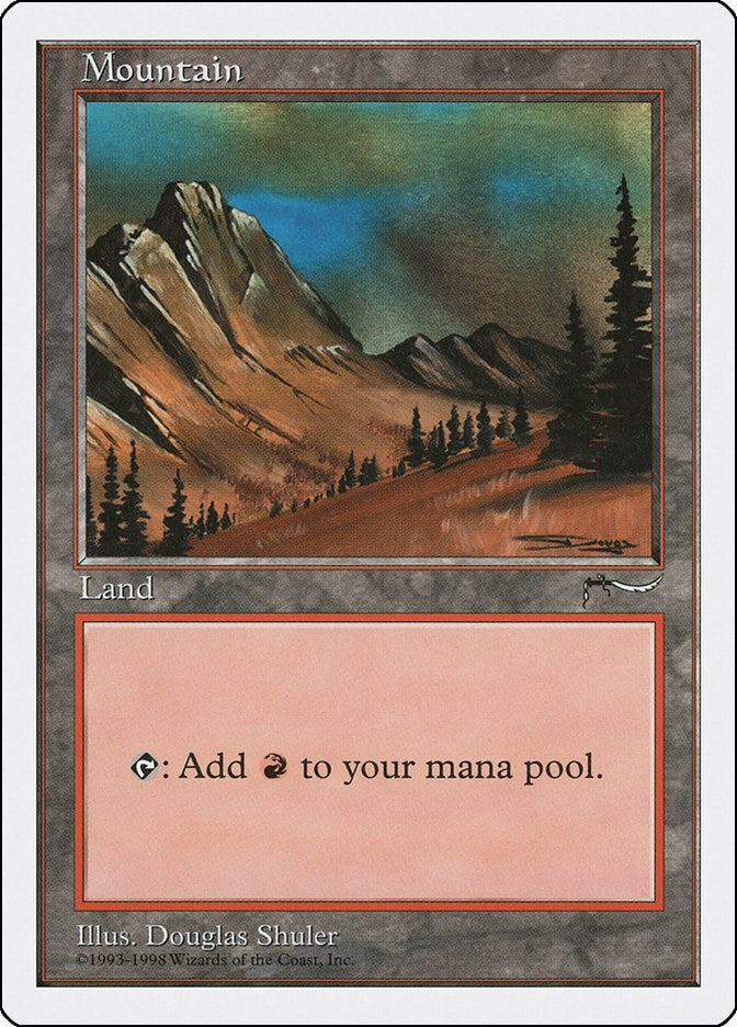 Image for Mountain (Arabian Nights) (40) - Magic: The Gathering