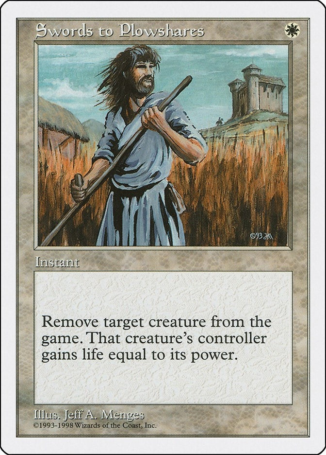 Image for Swords to Plowshares (58) - Magic: The Gathering
