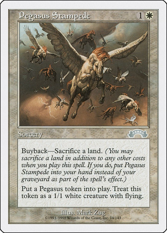 Image for Pegasus Stampede (14) - Magic: The Gathering