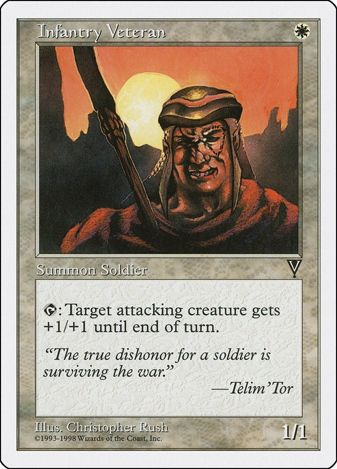 Image for Infantry Veteran (78) - Magic: The Gathering