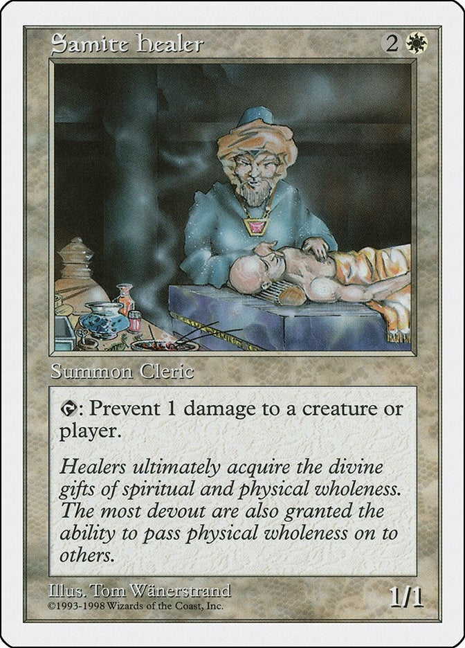 Image for Samite Healer (81) - Magic: The Gathering