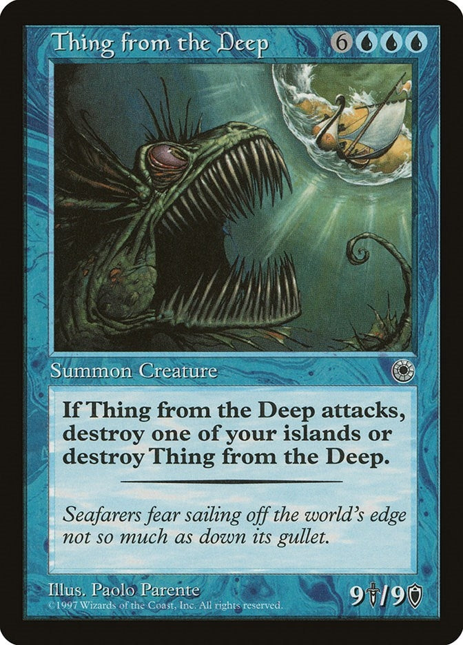Image for Thing from the Deep - Magic: The Gathering