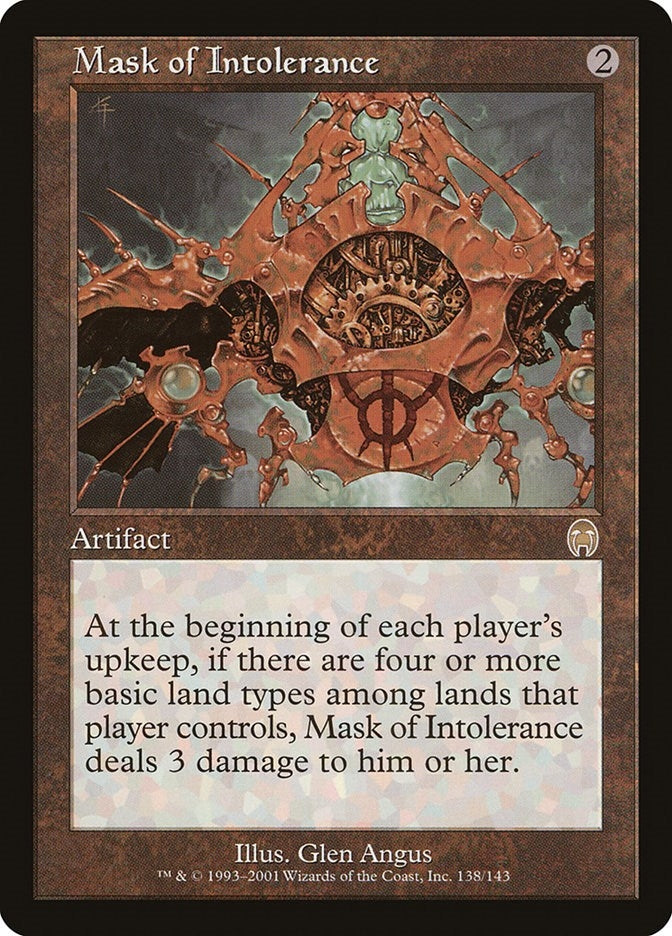 Image for Mask of Intolerance (138) - Magic: The Gathering