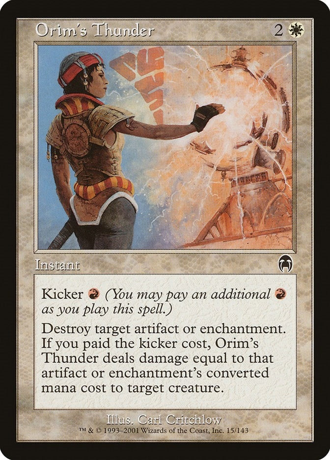 Image for Orim's Thunder (15) - Magic: The Gathering