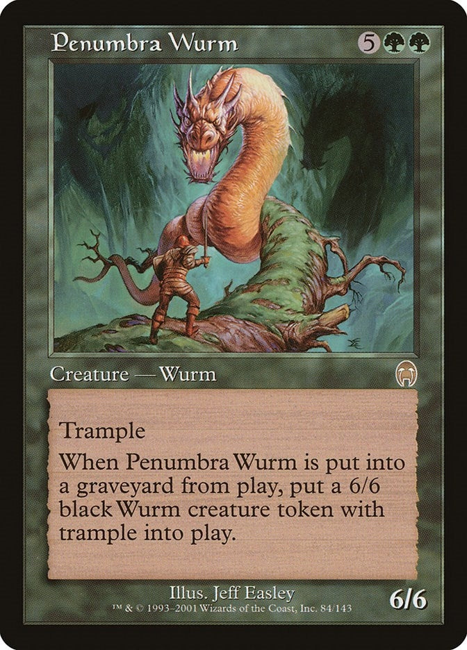 Image for Penumbra Wurm (84) - Magic: The Gathering