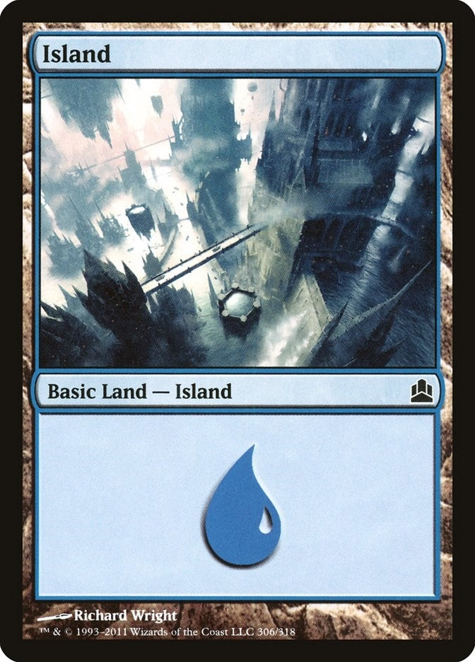 Image for Island (306) (306) (CMD) - Magic: The Gathering